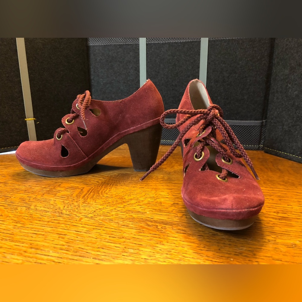 Latigo Red Heeled Booties with Chunky Heel